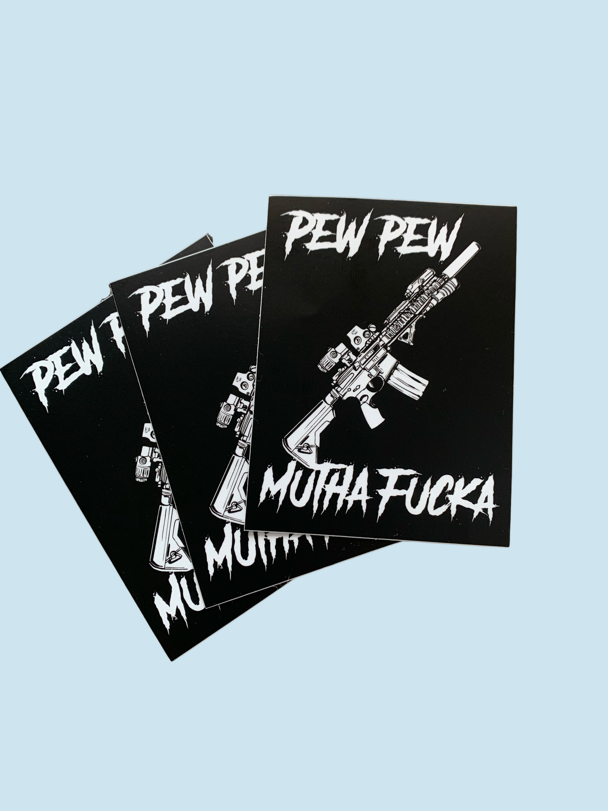 The PEW PEW sticker