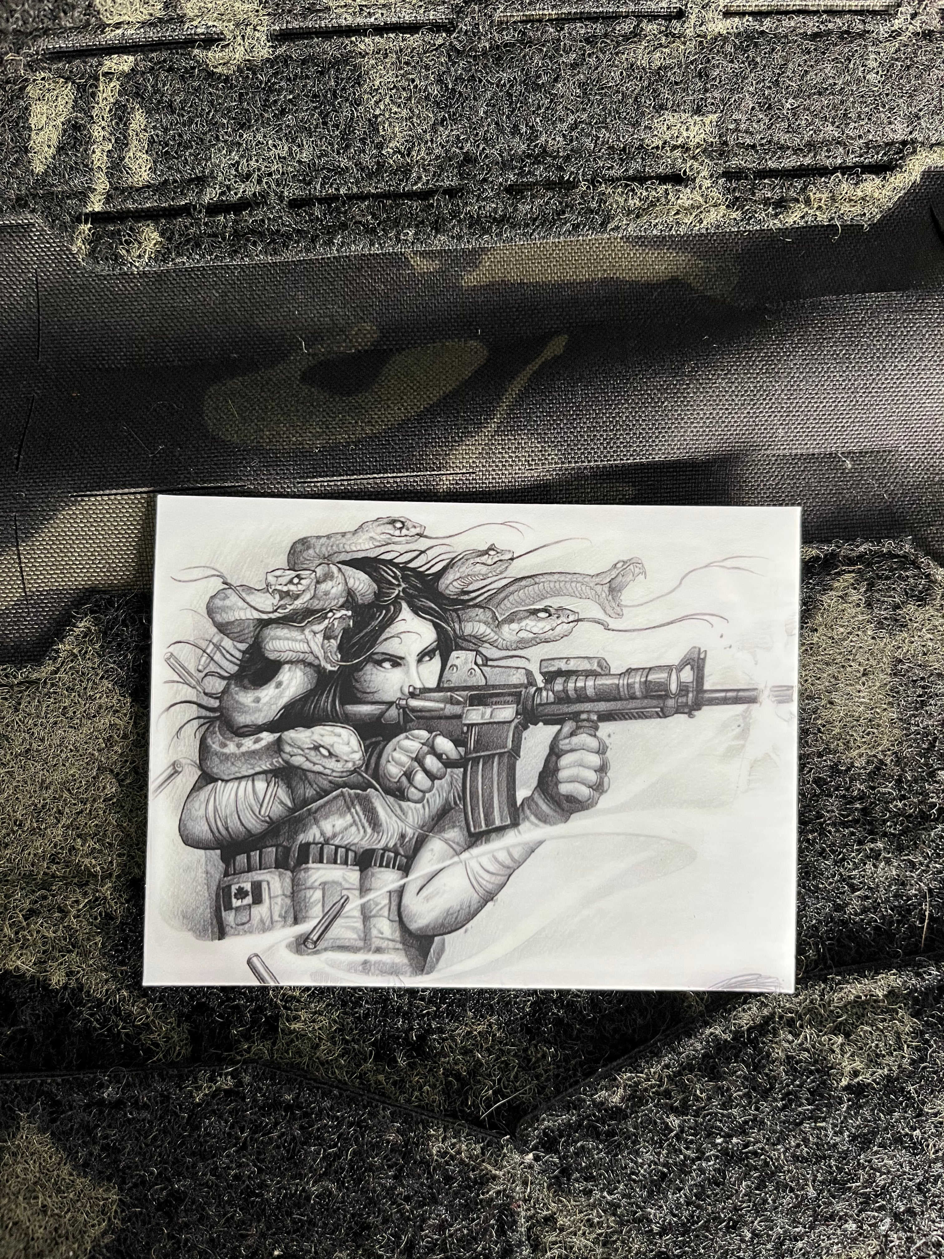 The OP Medusa Sticker