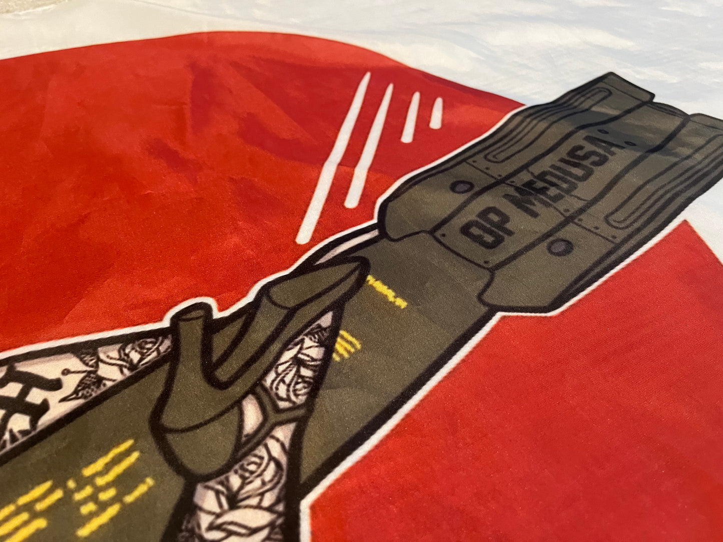 Bomber Girl Flag single sided Vol.1